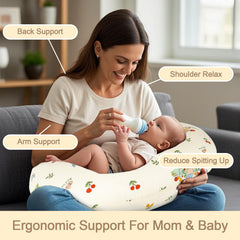 x-vesolje nursing pillow baby-feeding-use provides stable support for mom and baby