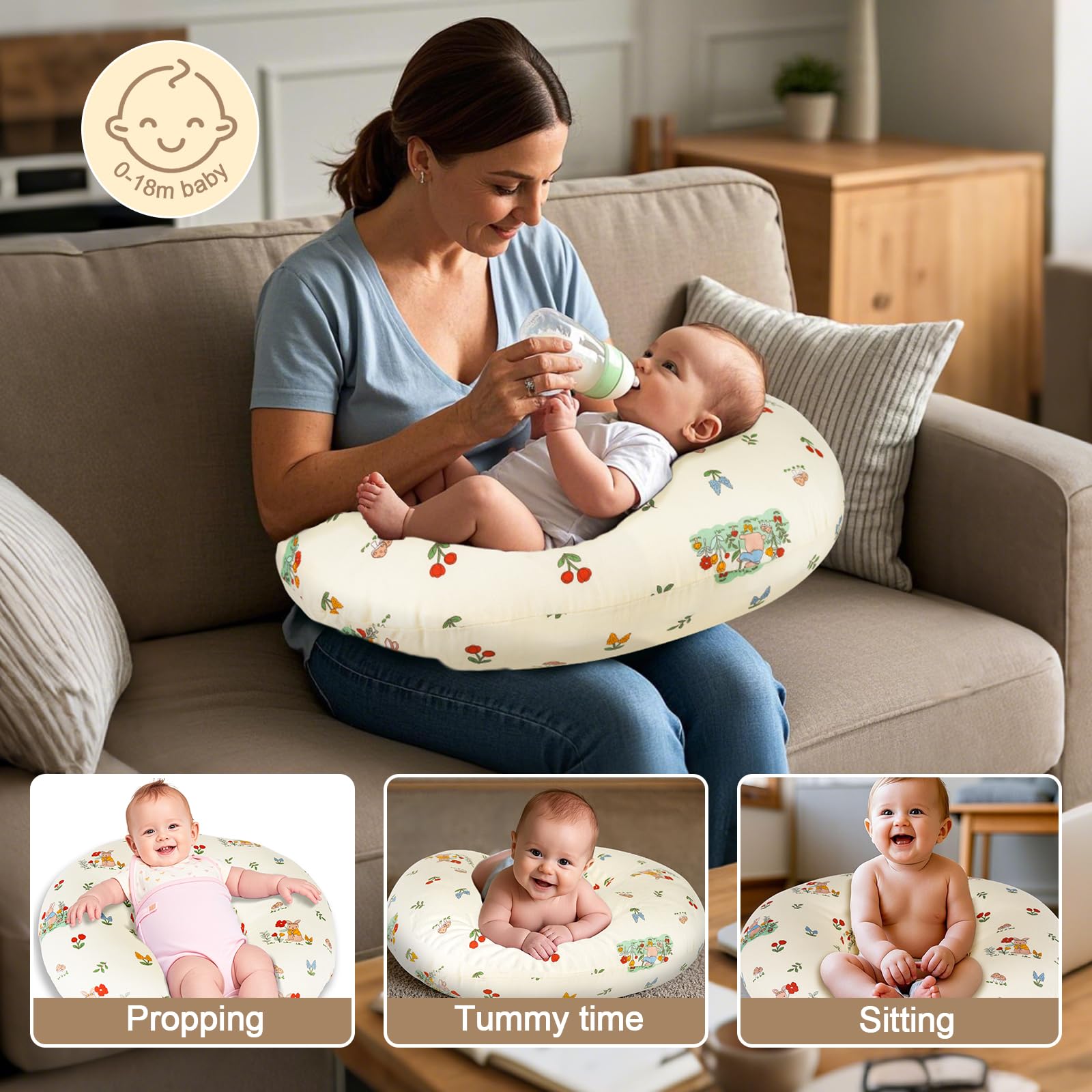 x-vesolje nursing pillow c-shape design supports ergonomic positioning during feeds