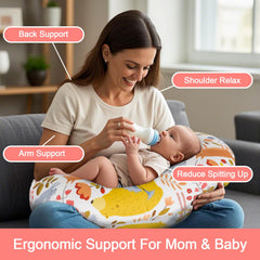 x-vesolje nursing pillow detachable cover for easy cleaning after feeding