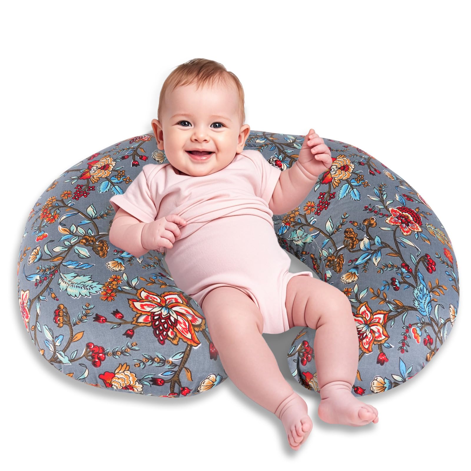 x-vesolje nursing pillow cover is detachable and machine-washable for easy care