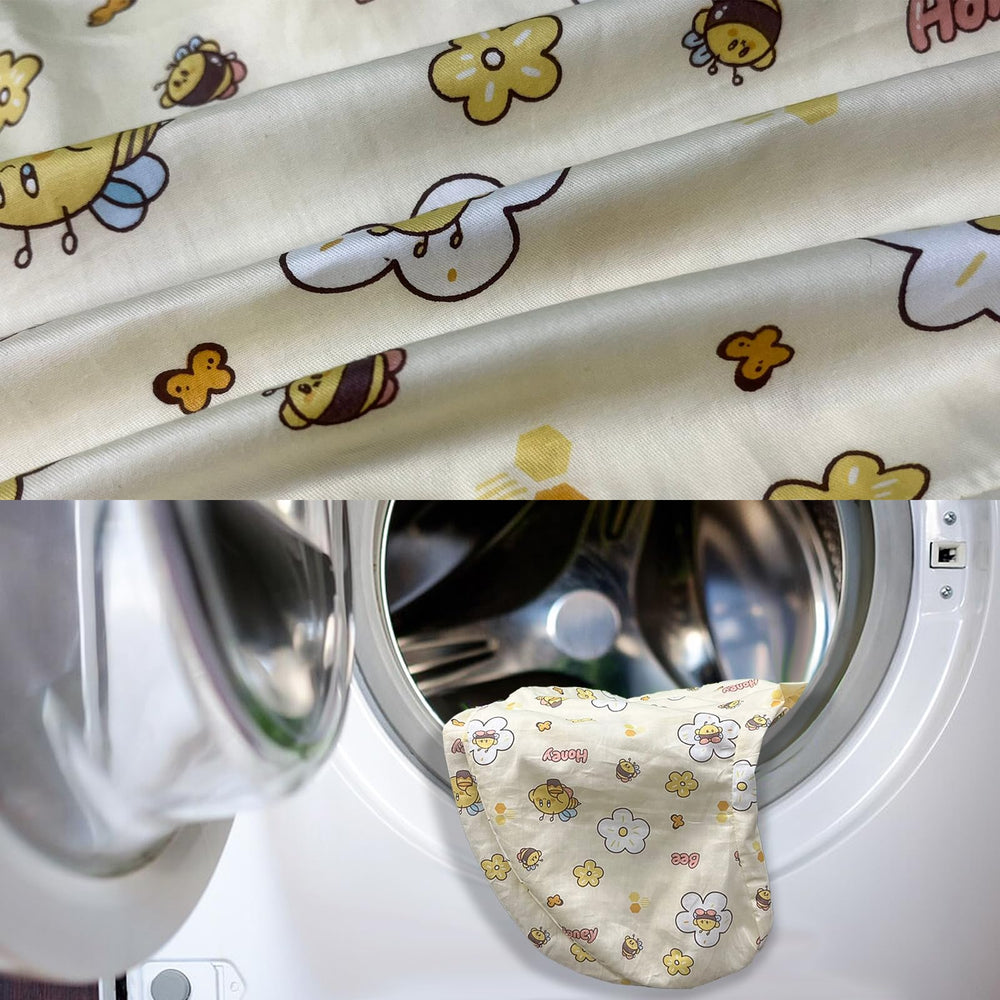 x-vesolje nursing pillow machine-washable cover keeps hygiene effortless.