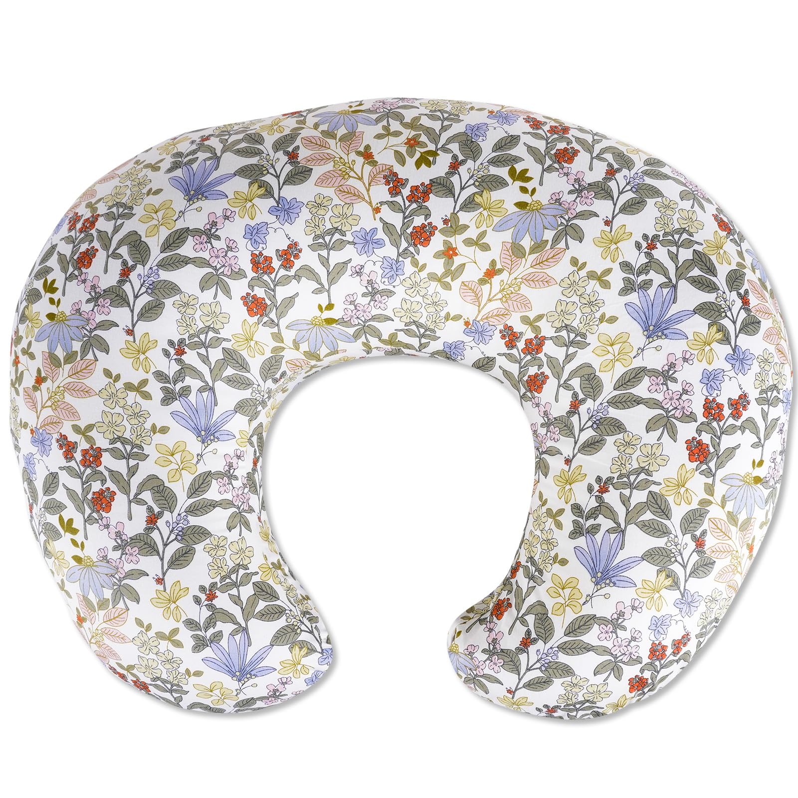x-vesolje nursing pillow original size with flower design for comfortable feeding.