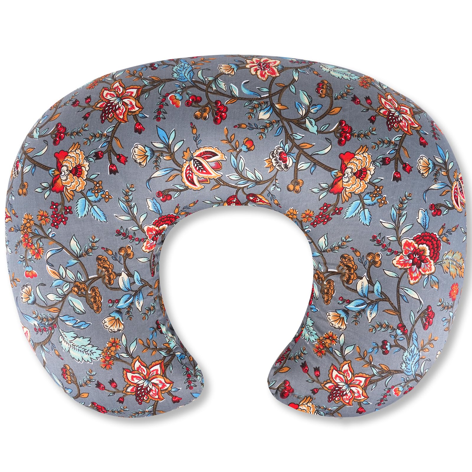 x-vesolje nursing pillow with peony cover supports comfortable feeding for mom and baby