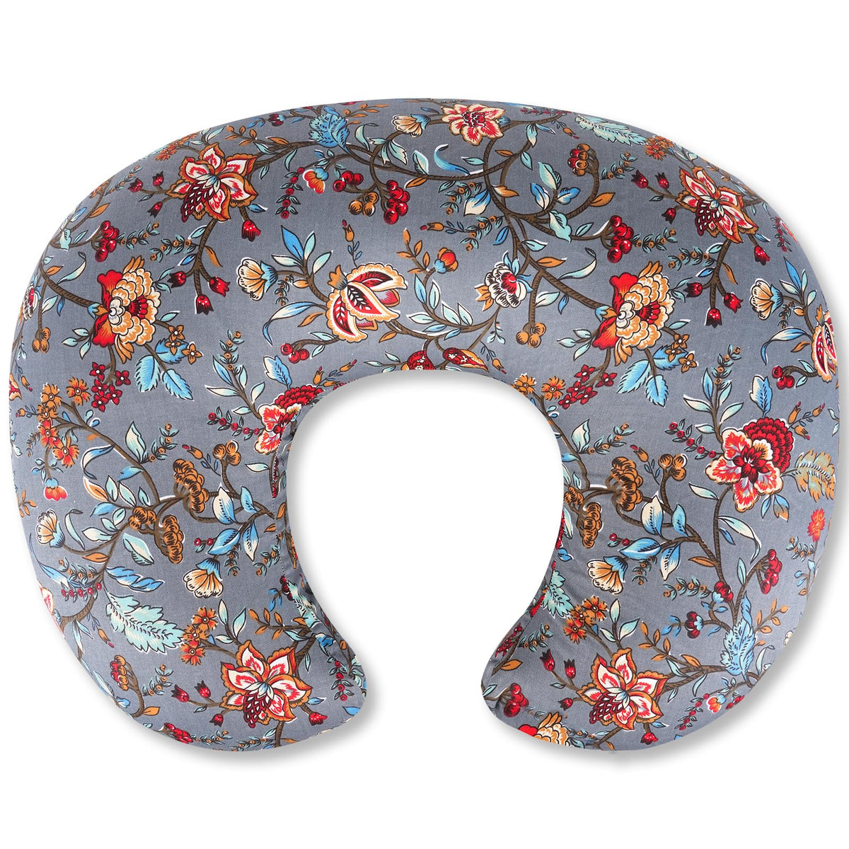 x-vesolje nursing pillow with peony cover supports comfortable feeding for mom and baby