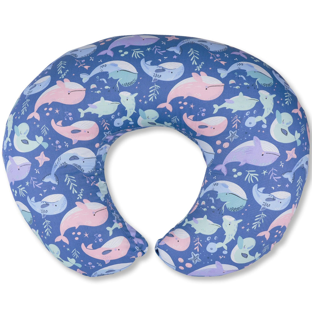 x-vesolje nursing pillow original whale with removable cotton cover for easy cleaning and breathable comfort