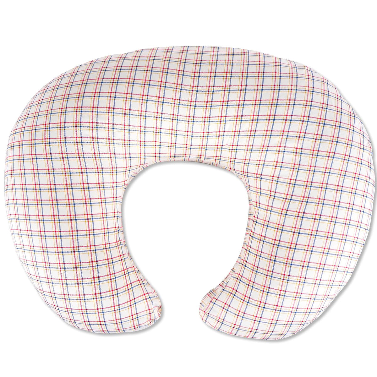 x-vesolje nursing pillow red front view highlights ergonomic support for comfortable breastfeeding