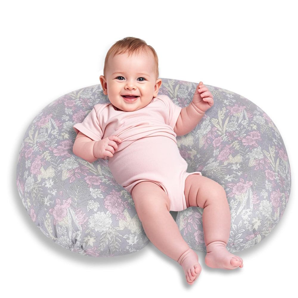 x-vesolje nursing pillow packaged travel-ready for portability.