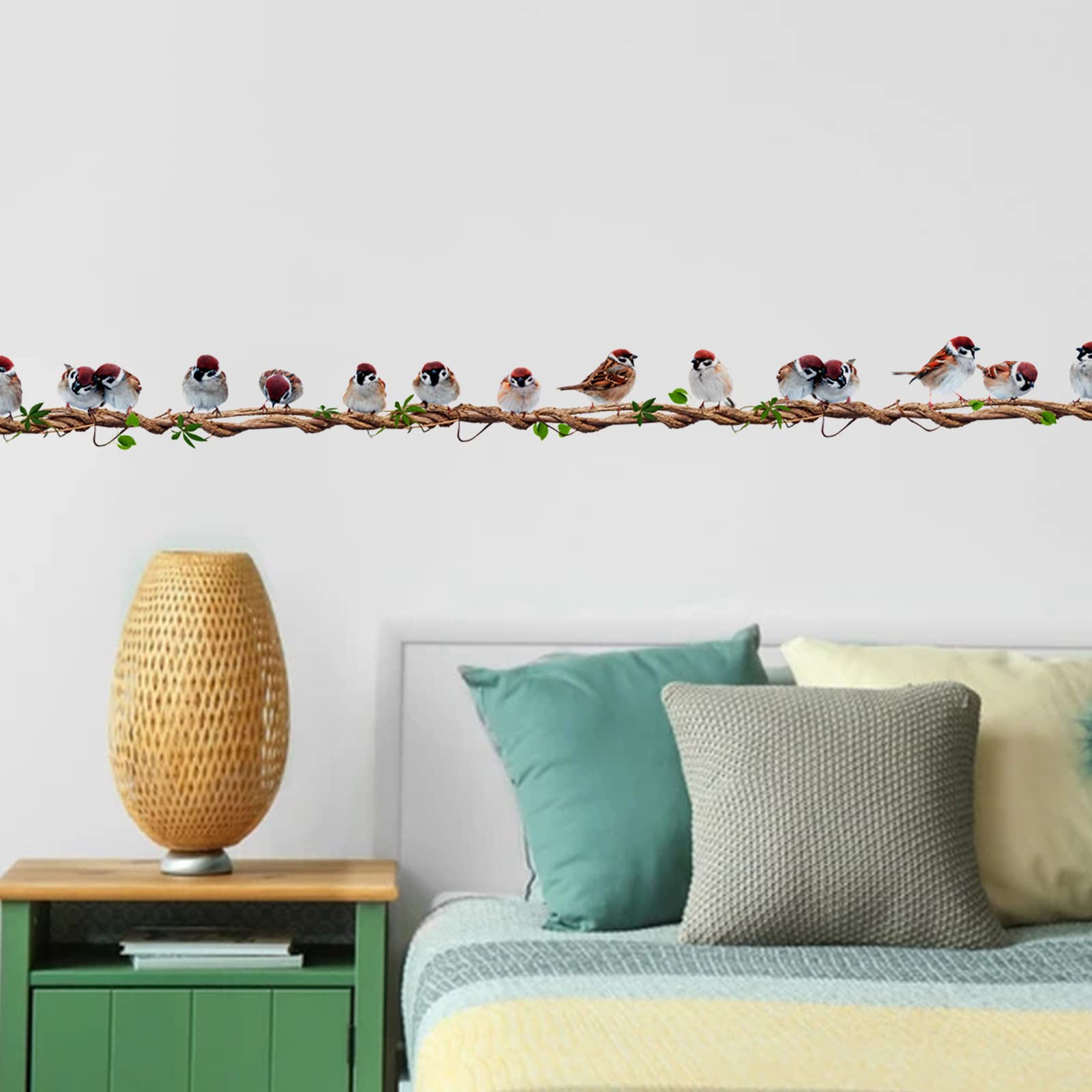 X-xdaonl Baby Nursery Decor Bird Stickers spark imaginative play