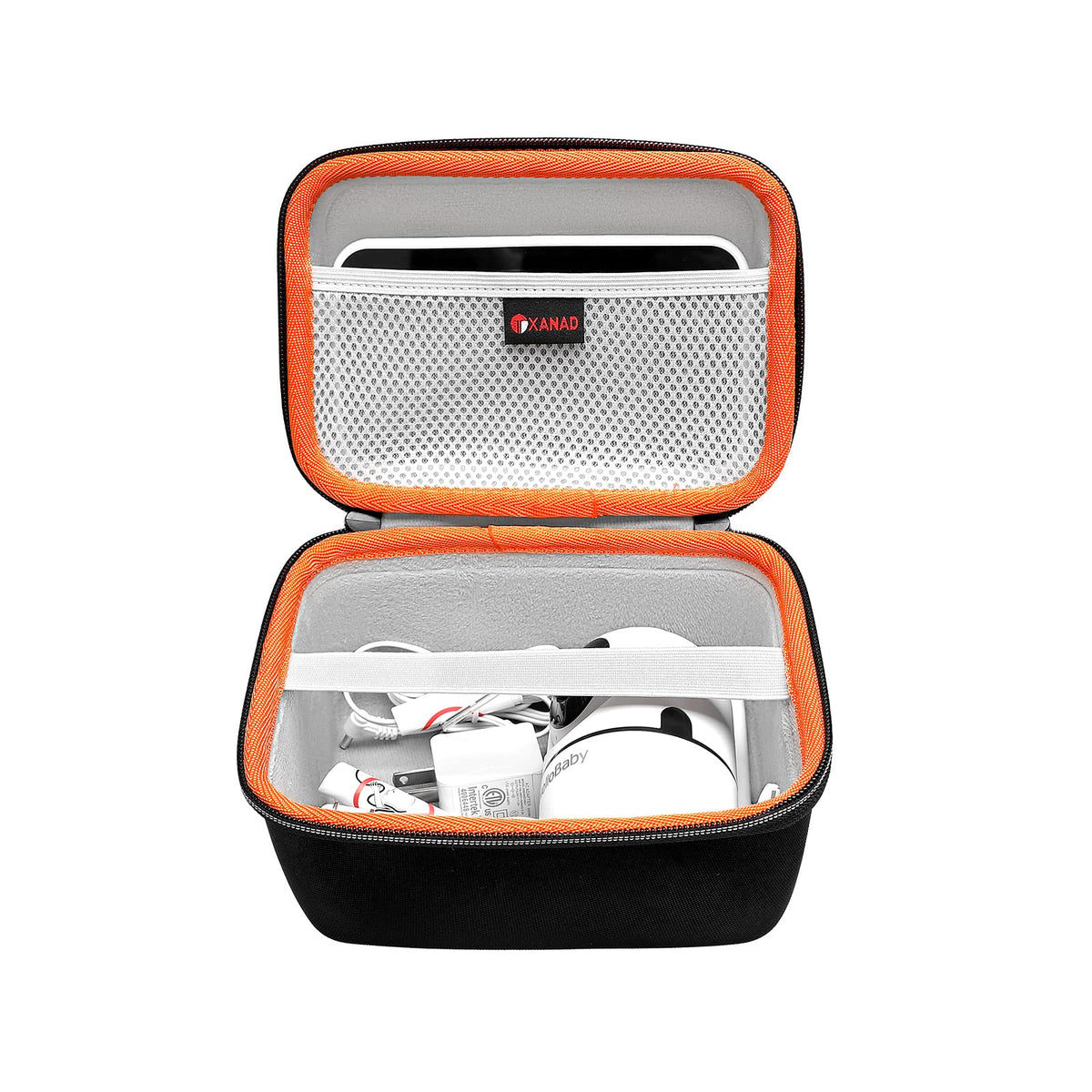 XANAD hard case for the DXR-8 PRO fits snugly for secure travel protection.