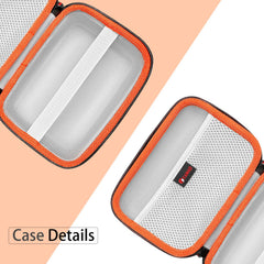 XANAD hard case interior velvet lining cushions your monitor during storage.