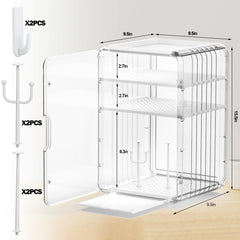 XANGNIER baby bottle organizer drying rack demonstrates quick air drying
