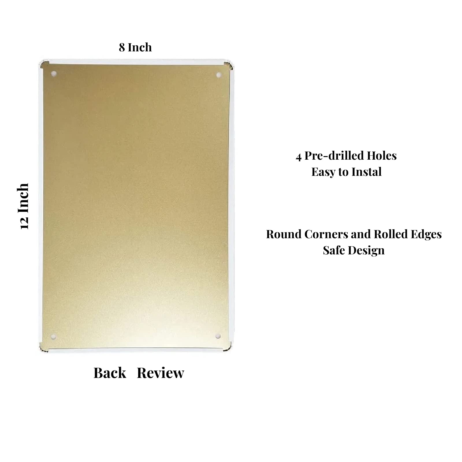 Xanovir Astronauts tin sign with pre-drilled holes for easy hanging.