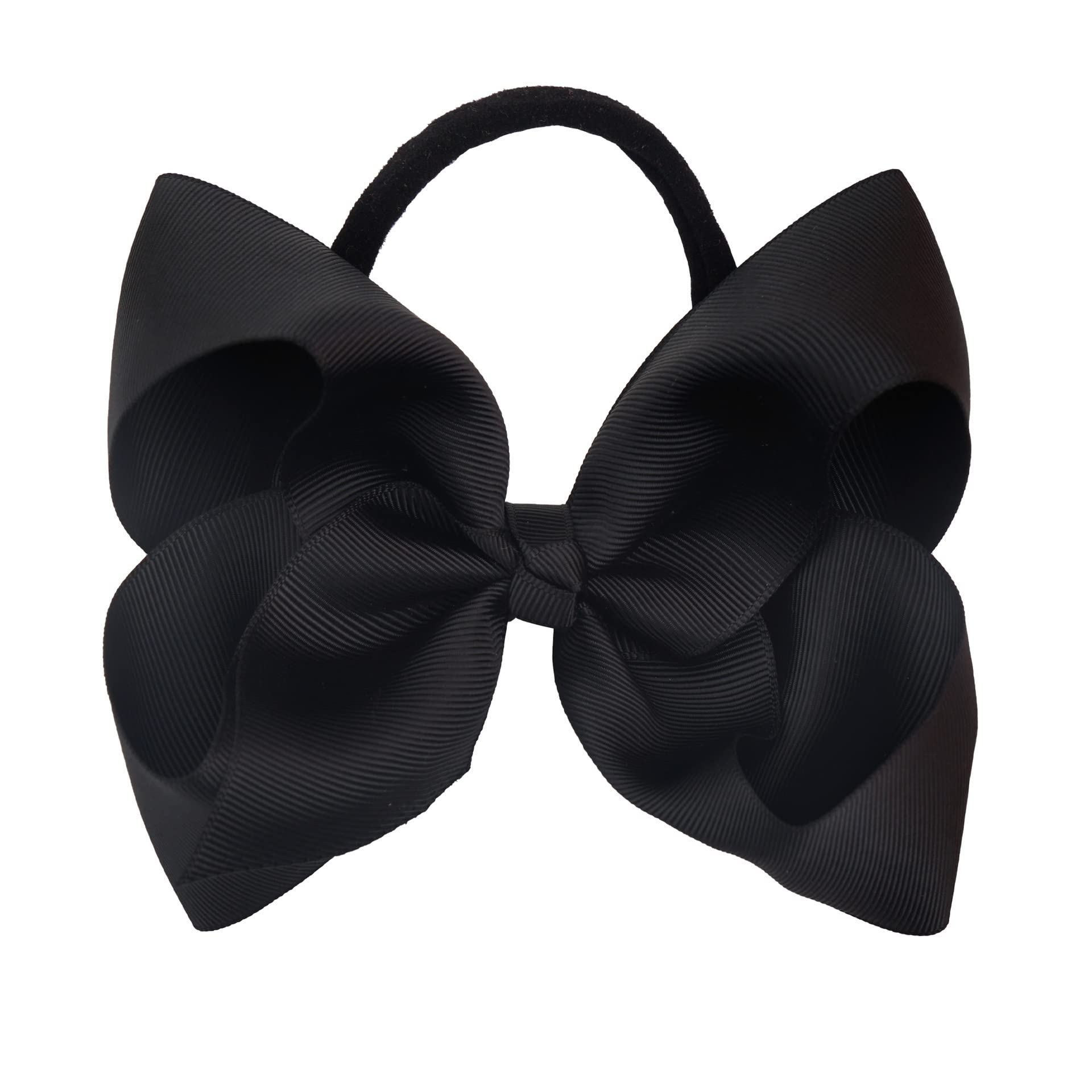Xansema black bow headband for newborn photos