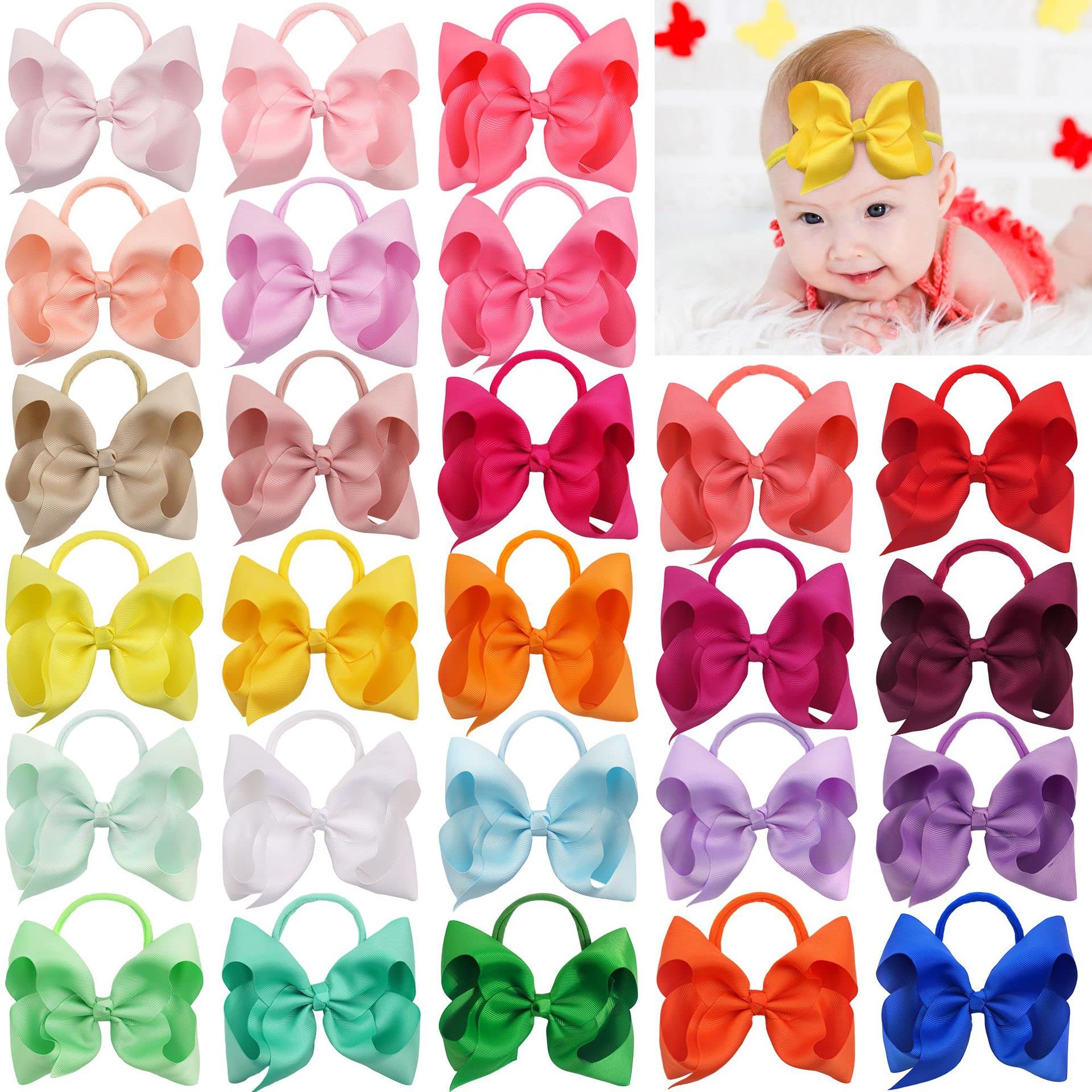Xansema elastic headband for infants, easy to wear