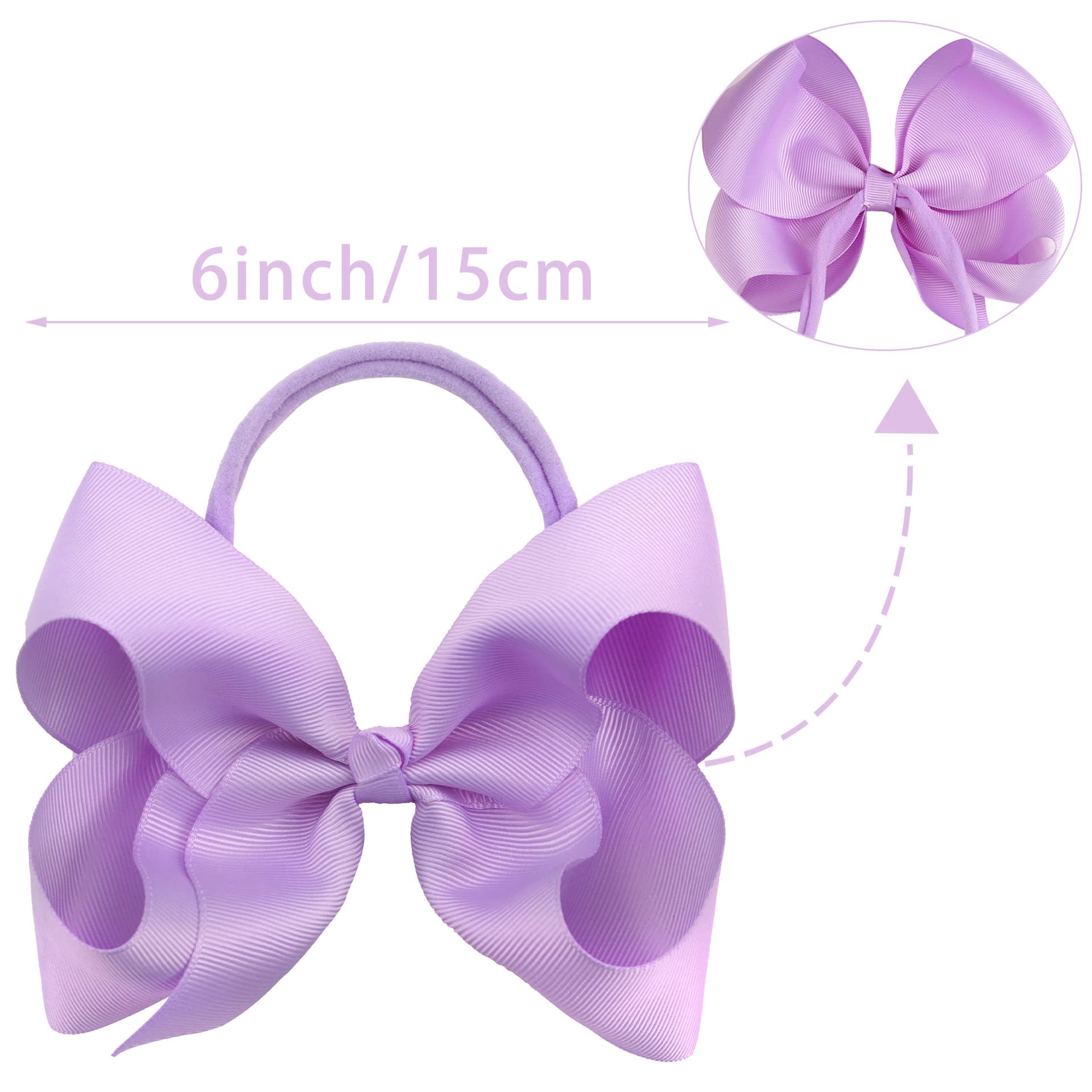 Xansema purple bow headband for birthday parties and family photos