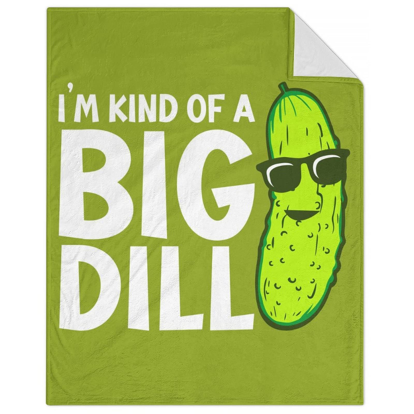 XaocNyx Pickle Blanket bedroom decor green cozy touch.