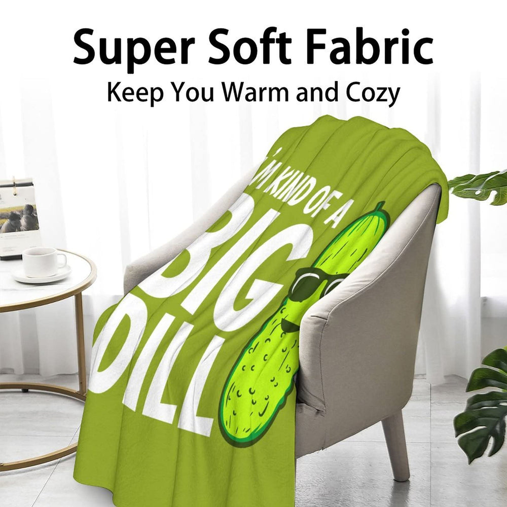 XaocNyx Pickle Blanket crib-40x50 folded for nursery gifting.