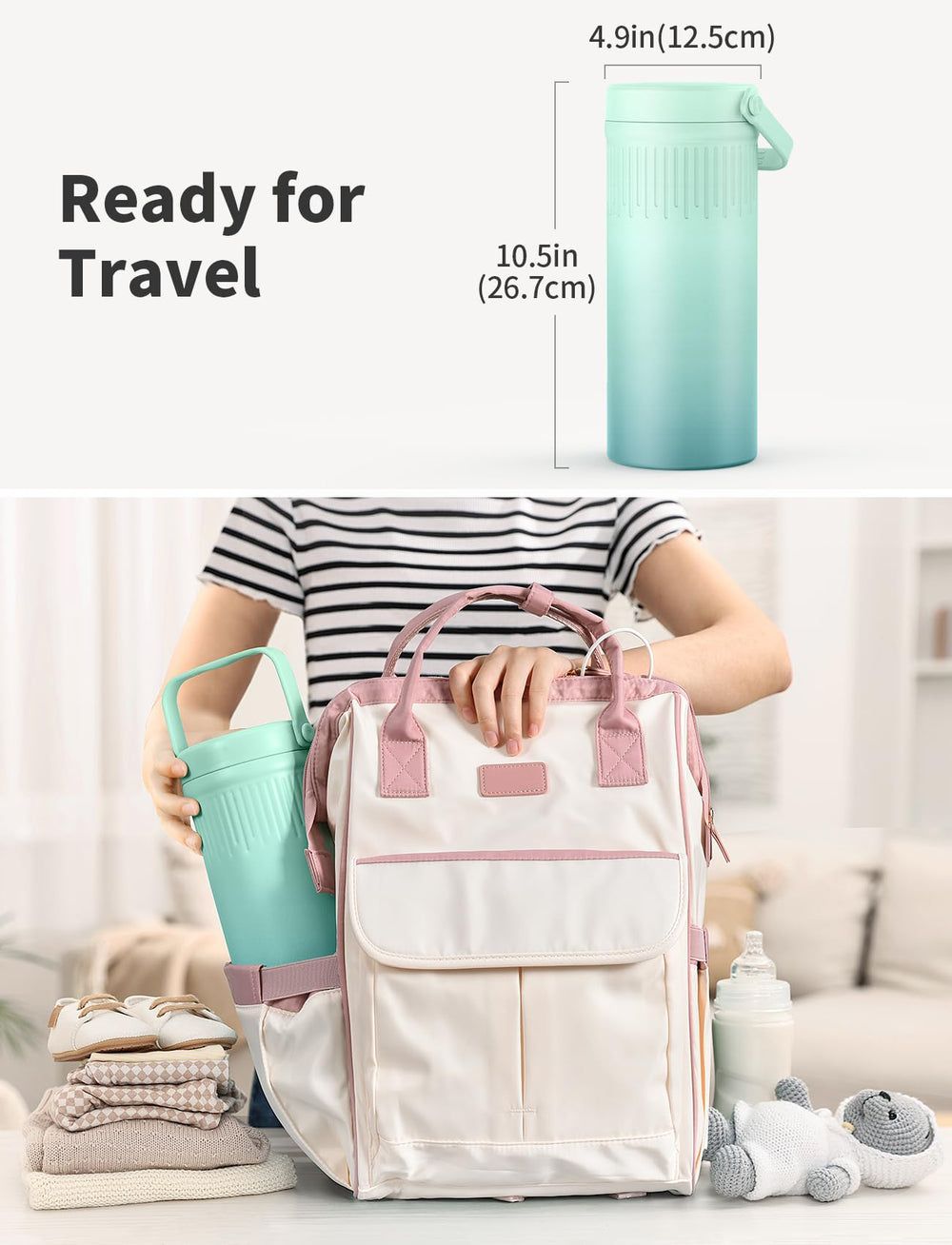 XAPROO 22oz capacity accommodates extended outings without frequent refills