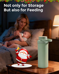 XAPROO 11oz bottle in-use shows compact dual-bottle storage