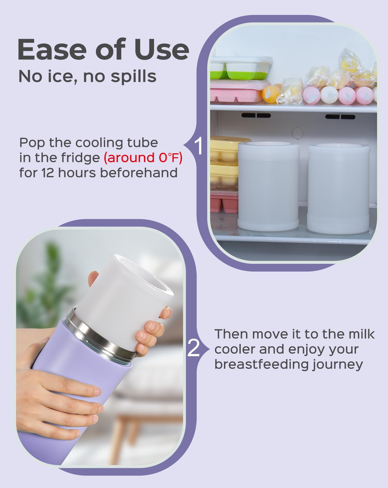 XAPROO BPA-free food-grade purple ensures safe transport