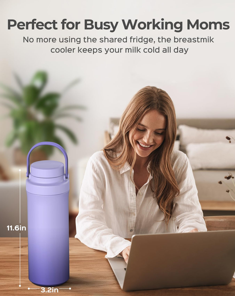 XAPROO breastmilk storage bags purple for easy packing