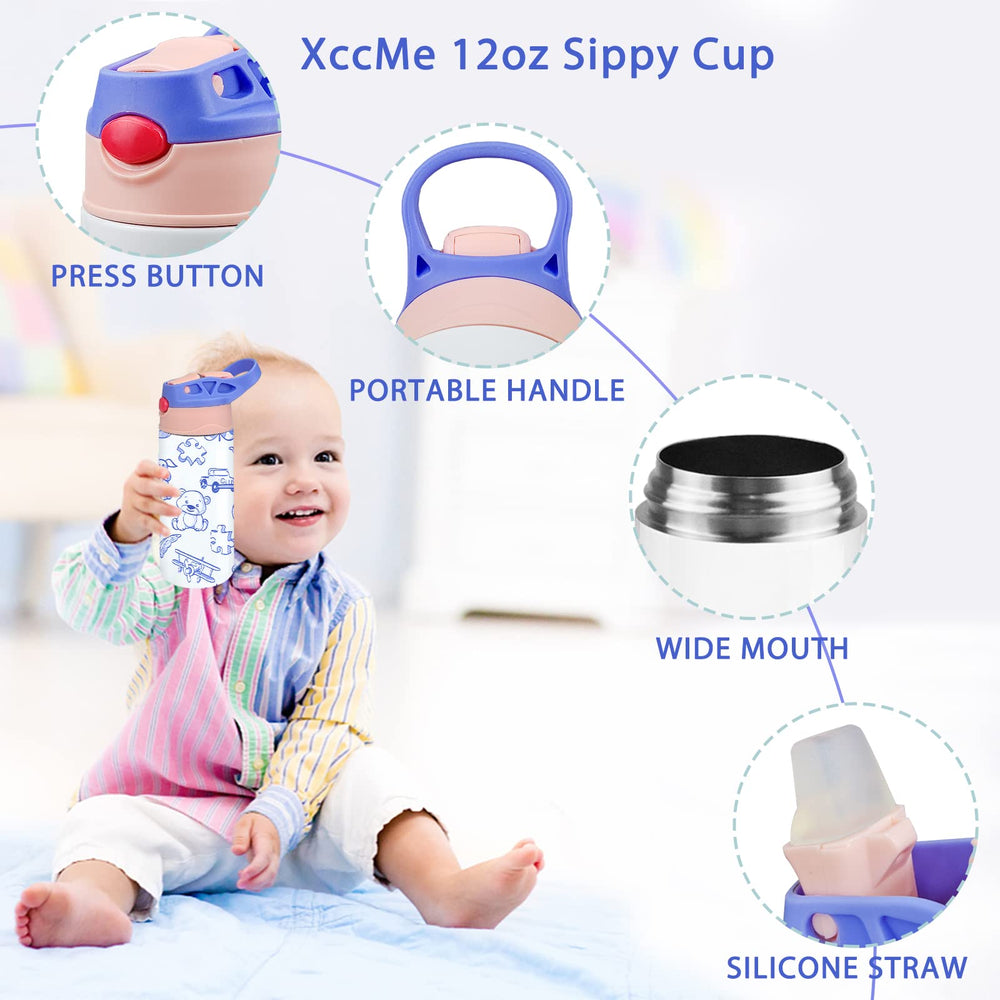 XccMe Kids Sublimation Tumbler is dishwasher-safe and easy to clean.
