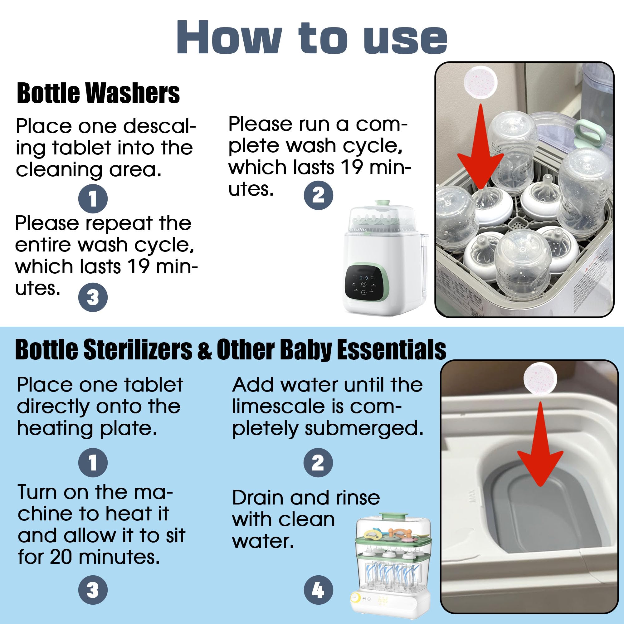 xcivi descaling tablets compatibility-momcozy safe, fragrance-free cleaning for baby gear