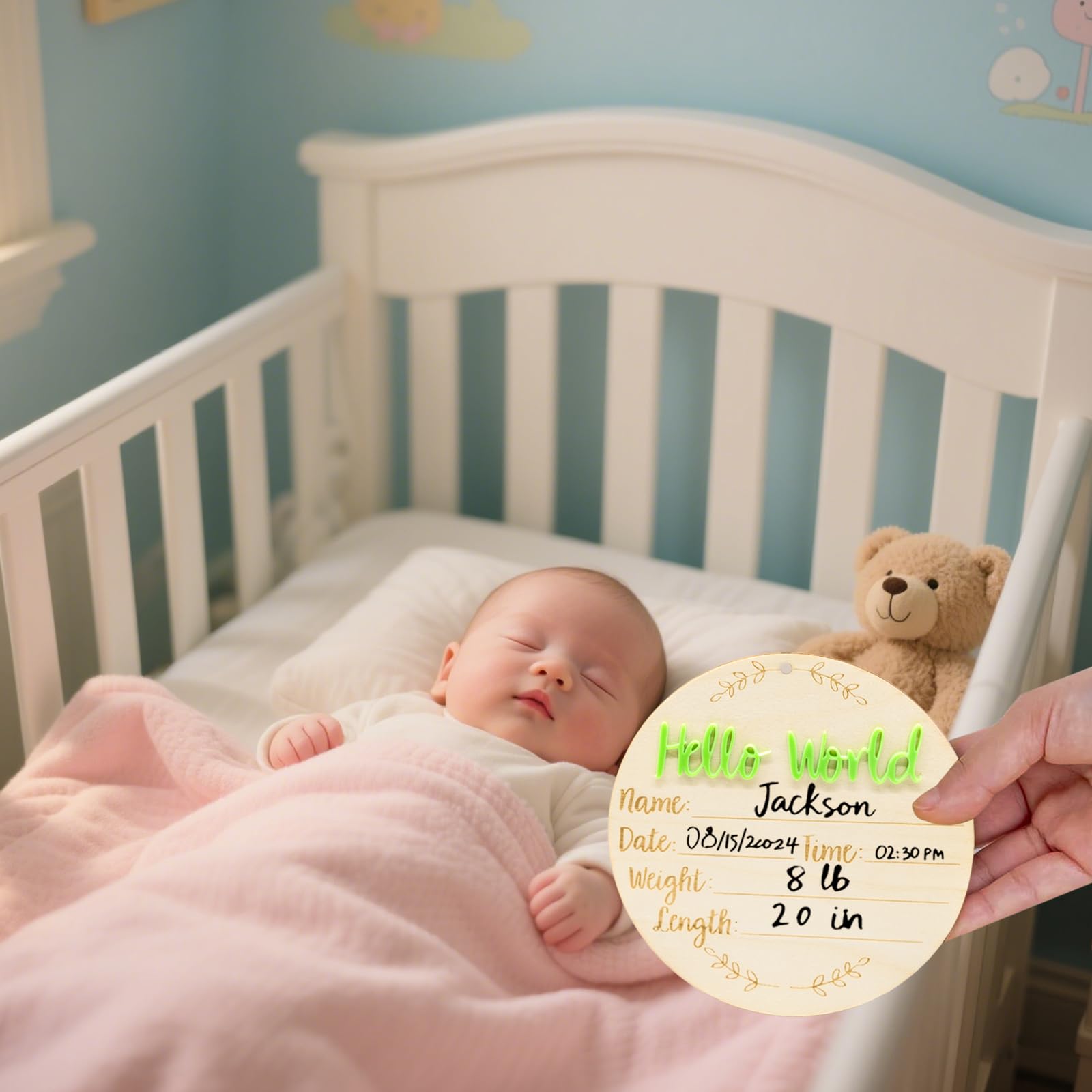 XCMVCN ink-free footprint set for safe keepsake photos.