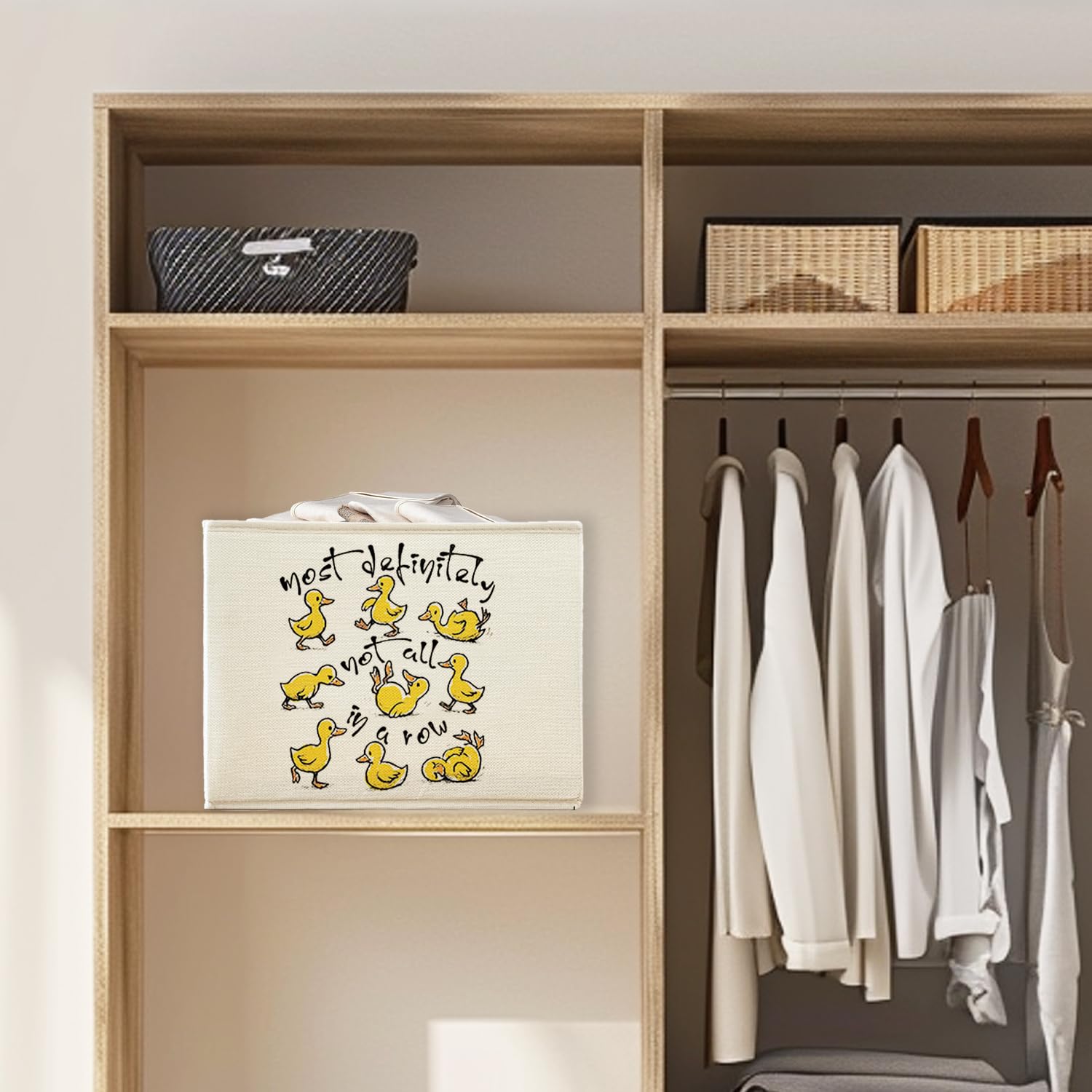 XDFVL Nursery and bathroom-friendly basket keeps essentials within reach