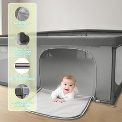 XDMTWLKJ built-in storage pockets keep essentials within reach during play