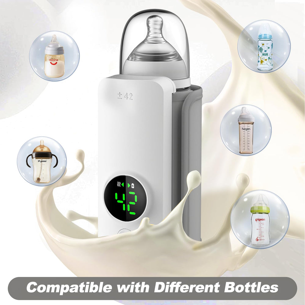 Xeamun baby milk warmer fits bottles up to 2.5 inches.