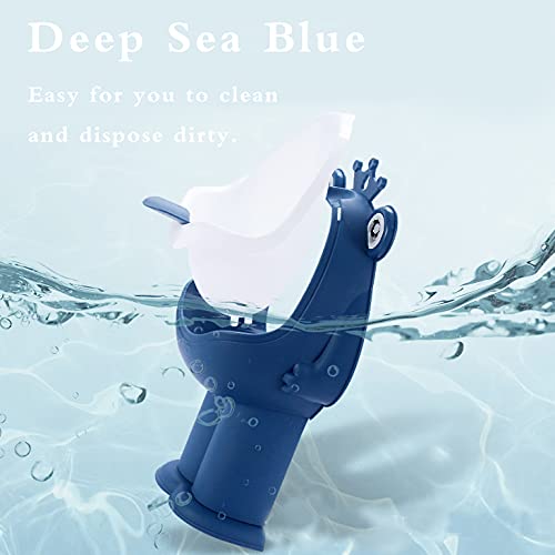 Xeehwb frog urinal color-variant option underlines appealing look for boys.