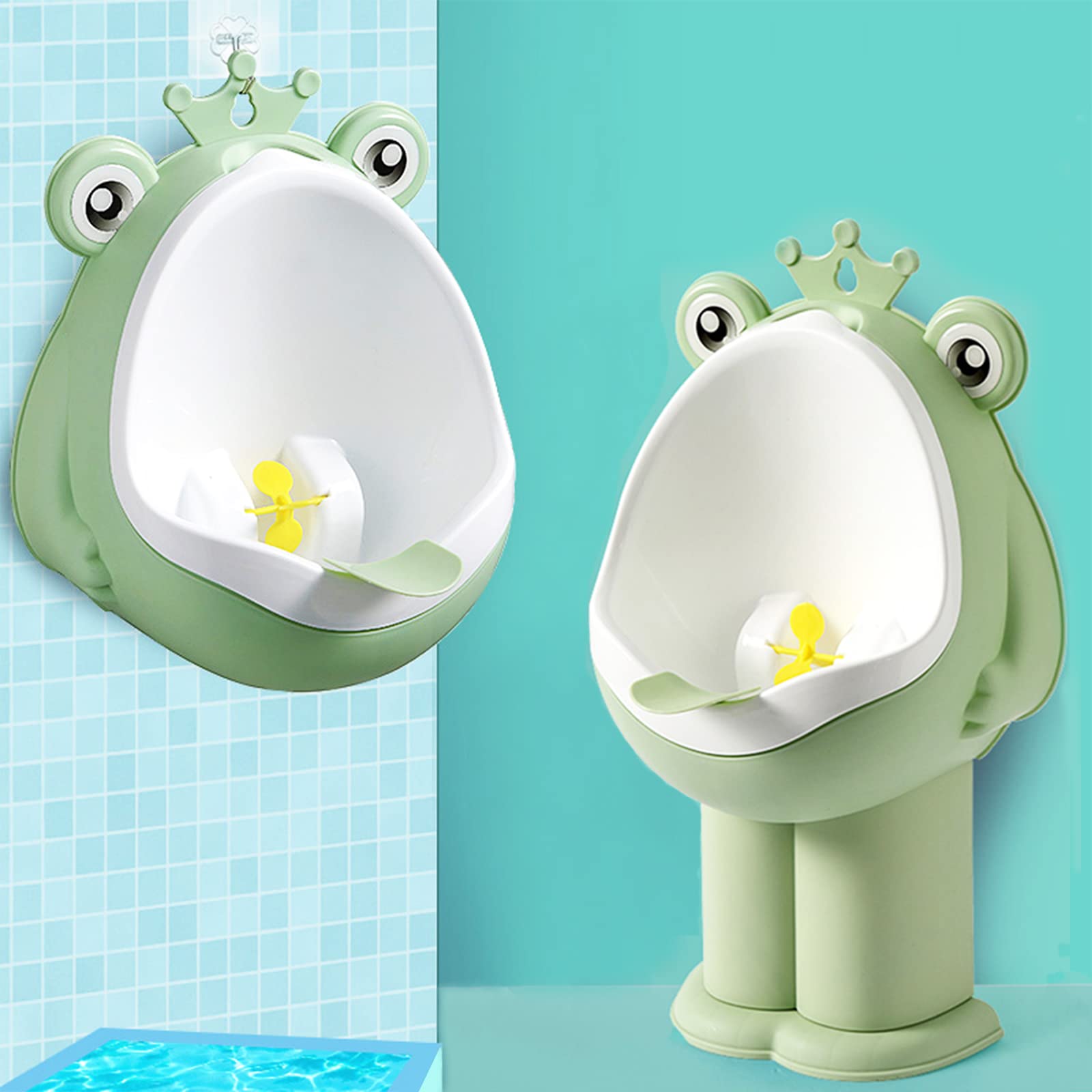 Xeehwb Frog Urinal adjustable-height supports growing kids during potty training.