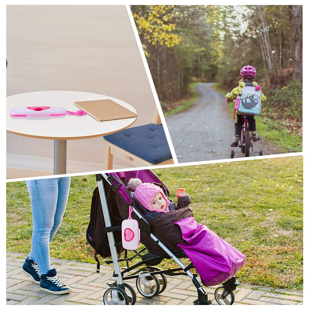 XEERAANG wet tissue box hanging-strap demonstrates easy access on the go.
