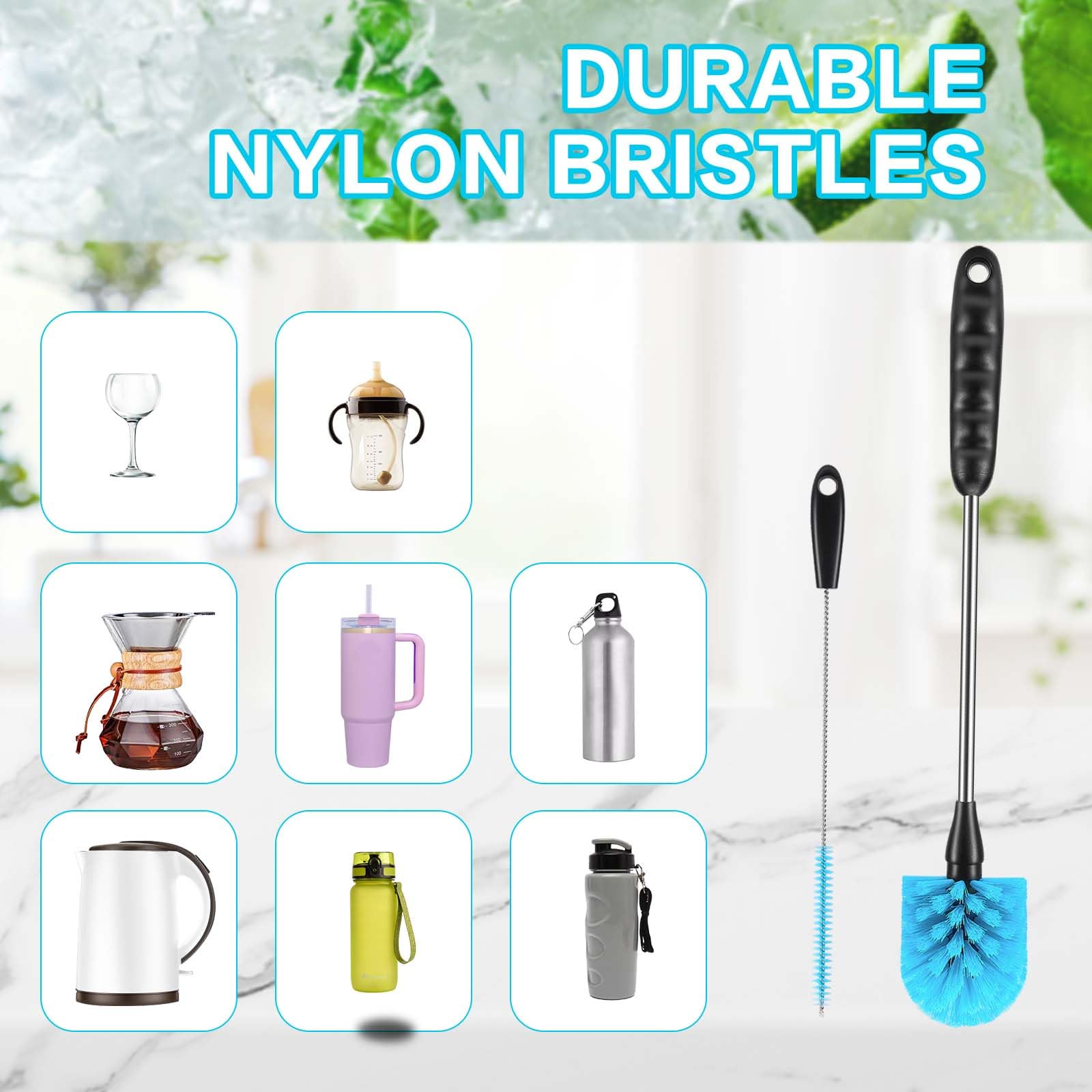 XENNRY crevice cleaner brush tackles bottle caps and tight seams for spotless crevices.