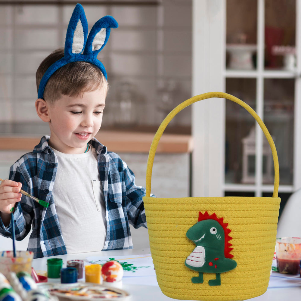 XENTUMI Easter basket ready for egg hunts and gift gifting