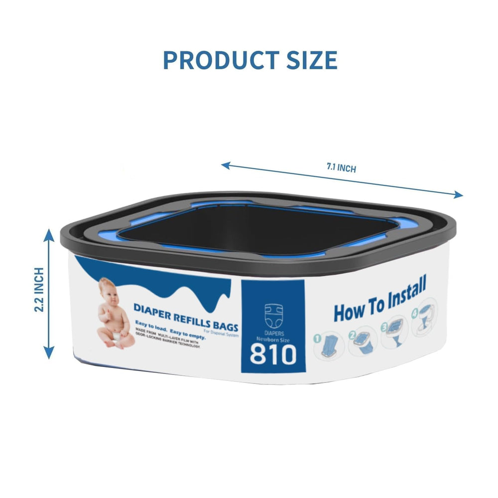 Xenxeng jumbo refill side view emphasizes long-lasting capacity for busy diaper days