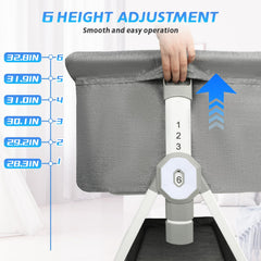 Xeoca baby bassinet height adjustments offer versatile positioning for you and baby