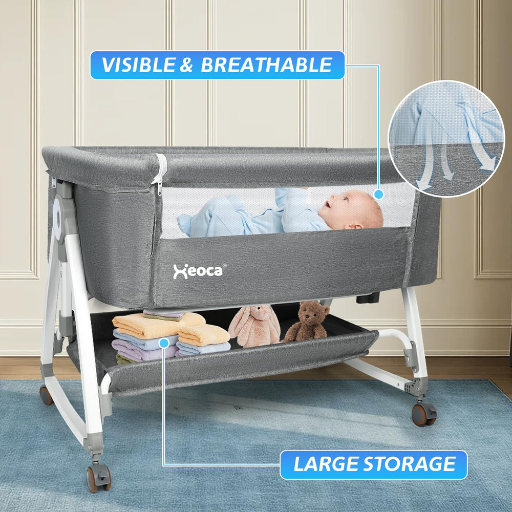Xeoca baby bassinet mosquito net adds gentle protection without obstructing sleep