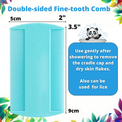 Xforto cradle cap brush set arrives sterile and ready.