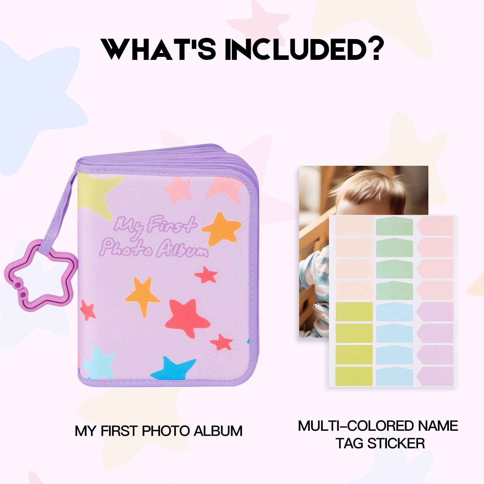 Xfveiwoo album shows 21 4x6 photo slots, making easy insertion and removal.