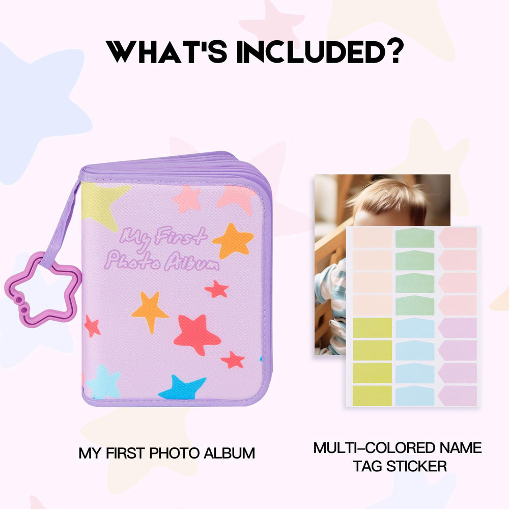 Xfveiwoo album shows 21 4x6 photo slots, making easy insertion and removal.