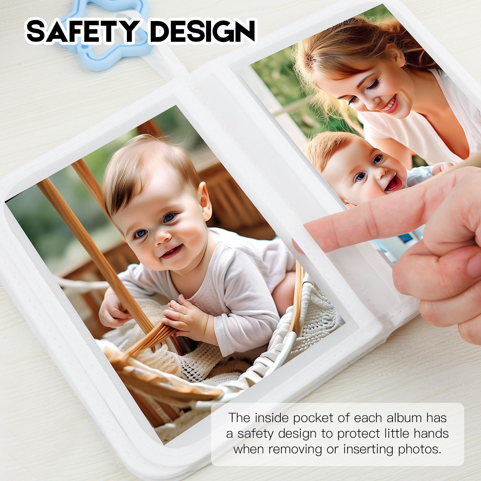 Xfveiwoo fabric-covered album keeps pages safe with a soft, durable feel.