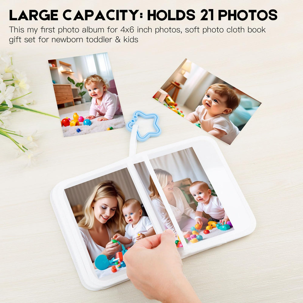 Xfveiwoo album name tag stickers label family memories for early learning.