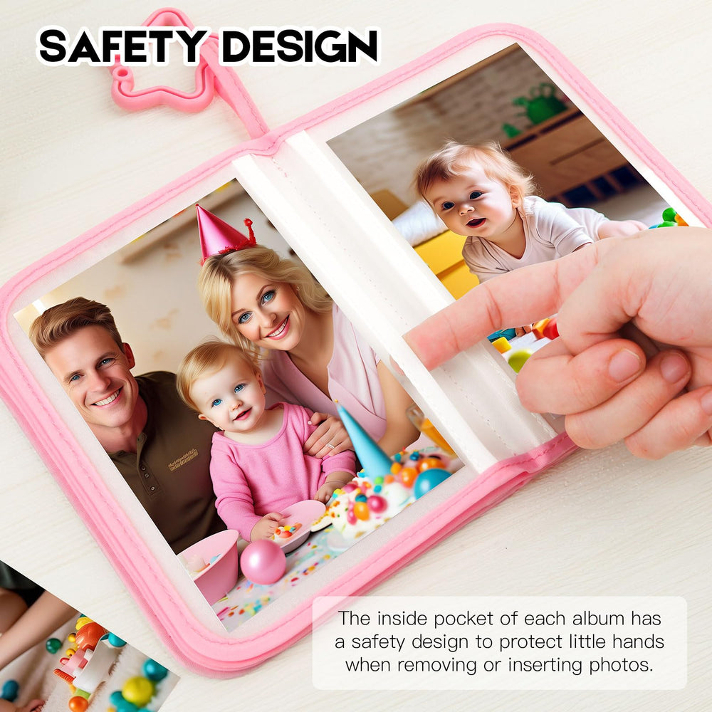 Xfveiwoo baby-safe mirror on the last page for interactive moments