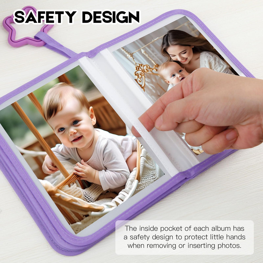 Xfveiwoo baby-safe mirror on the last page invites playful viewing.
