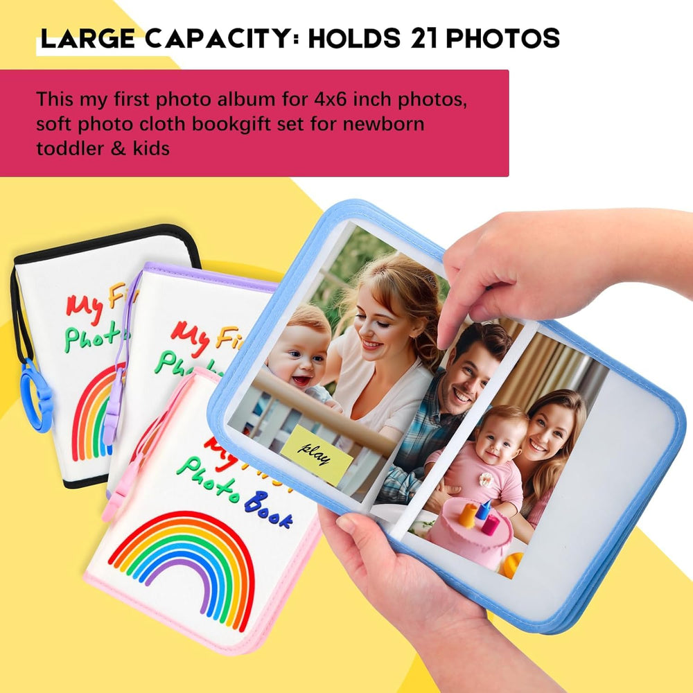 Xfveiwoo child safety mirror on last page sparks curiosity during play.