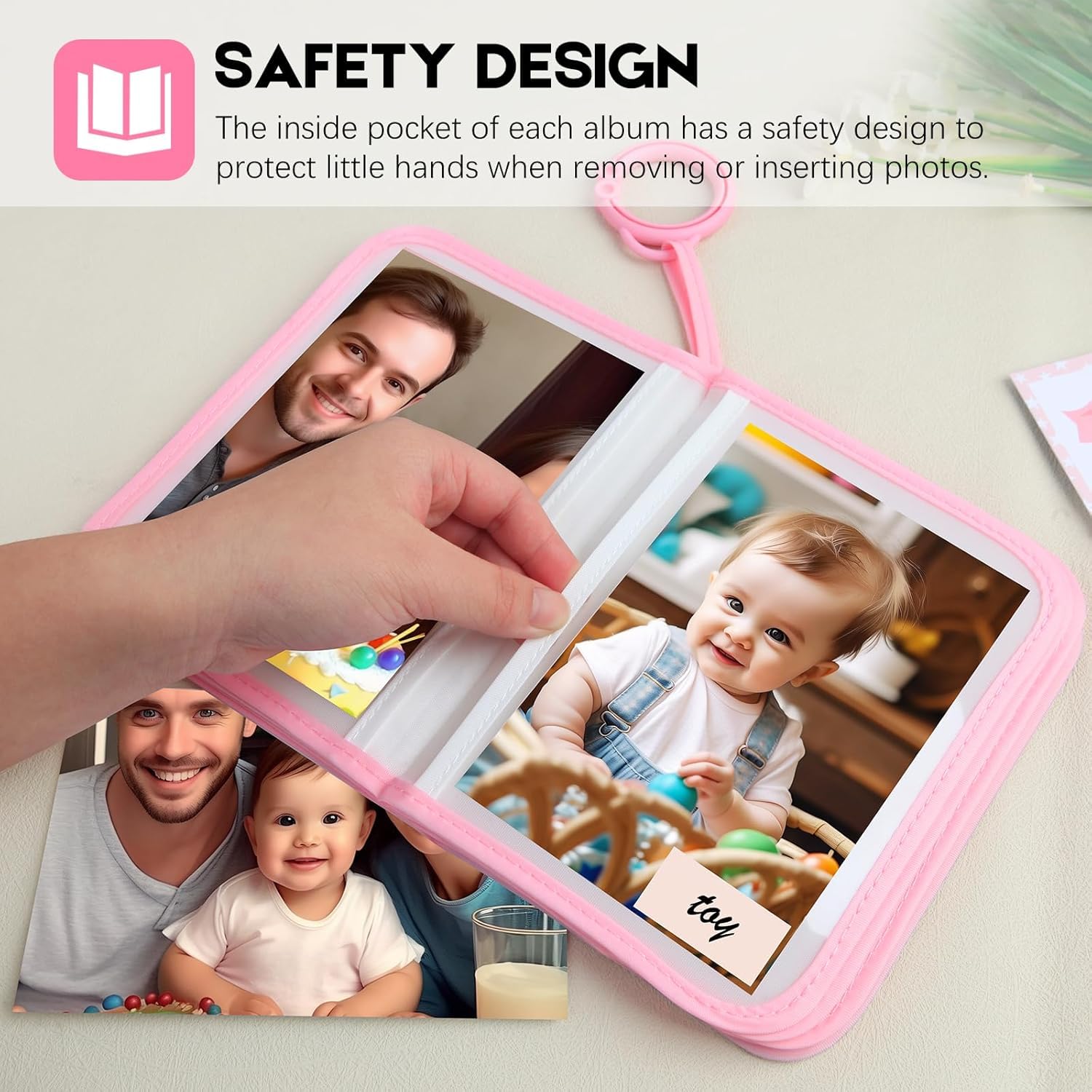 Xfveiwoo easy photo insertion—removable pockets simplify memory insertion.