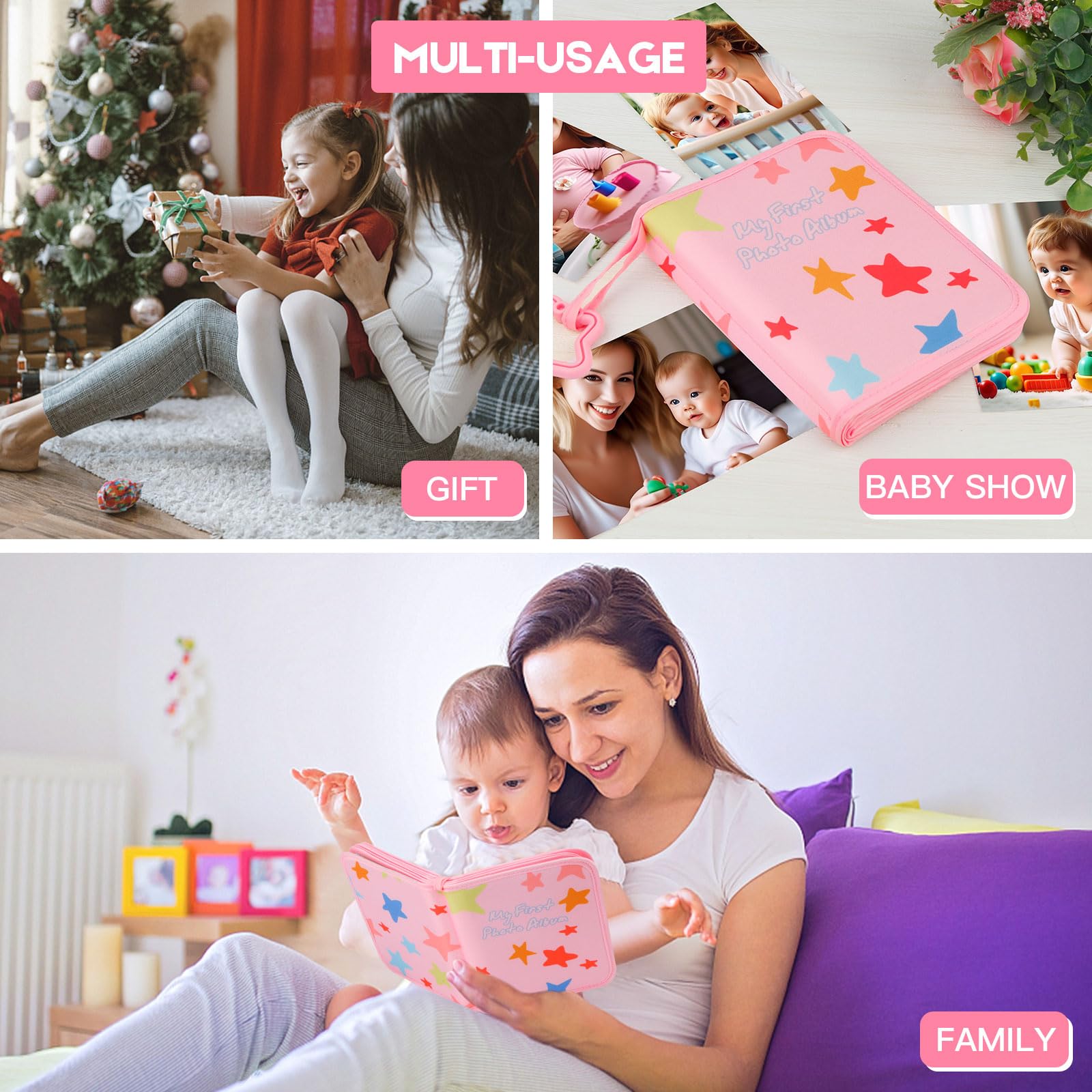 Xfveiwoo gift-ready photo album suitable as a thoughtful keepsake