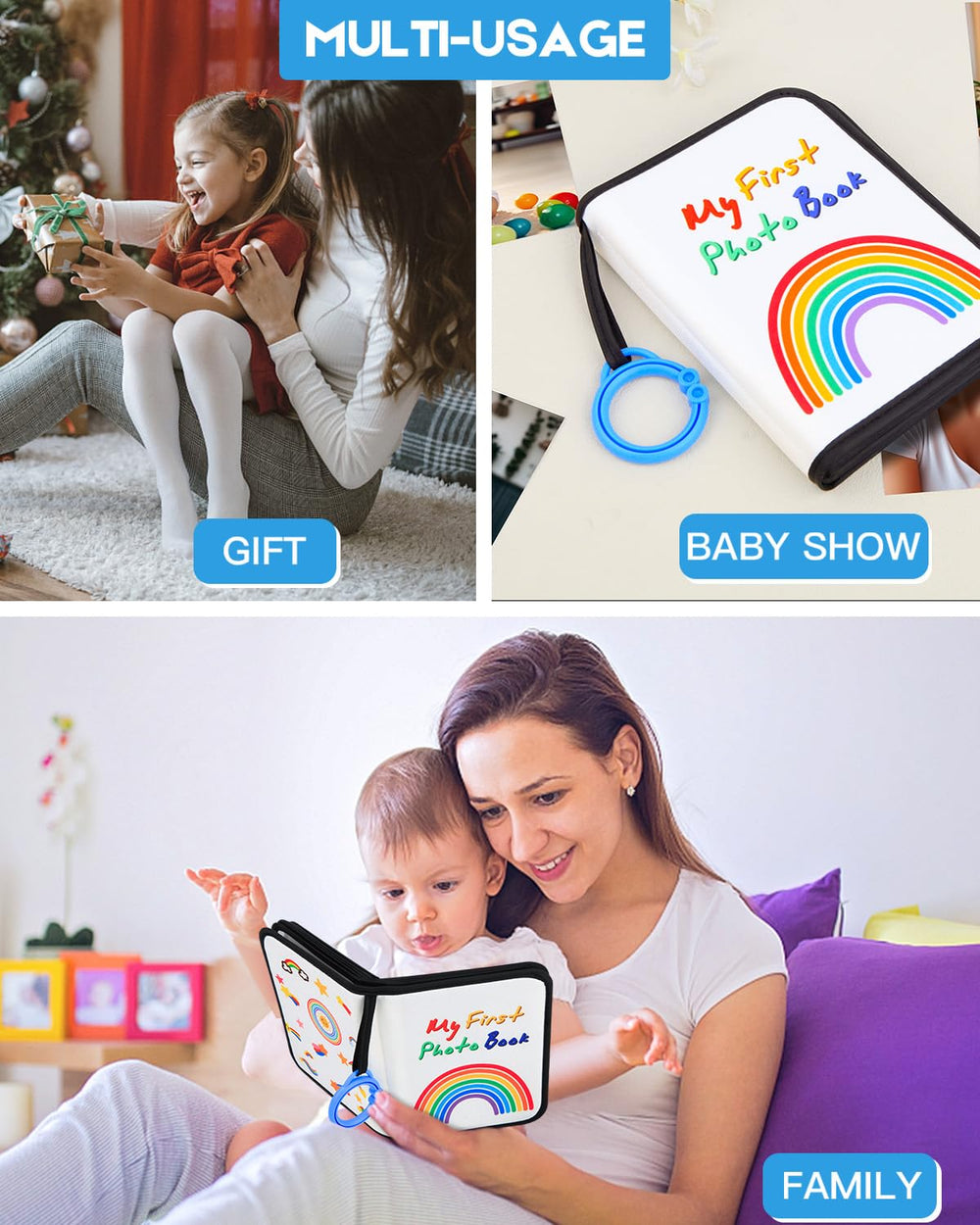 Xfveiwoo gift-ready packaging ideal for baby showers and birthdays.